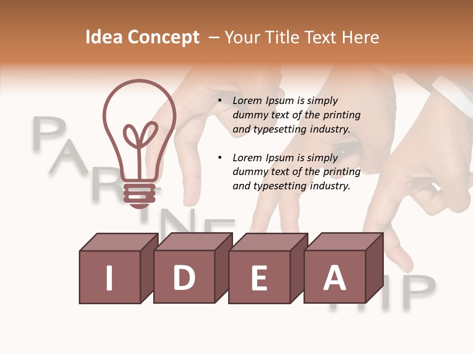 Together Support Partnership PowerPoint Template