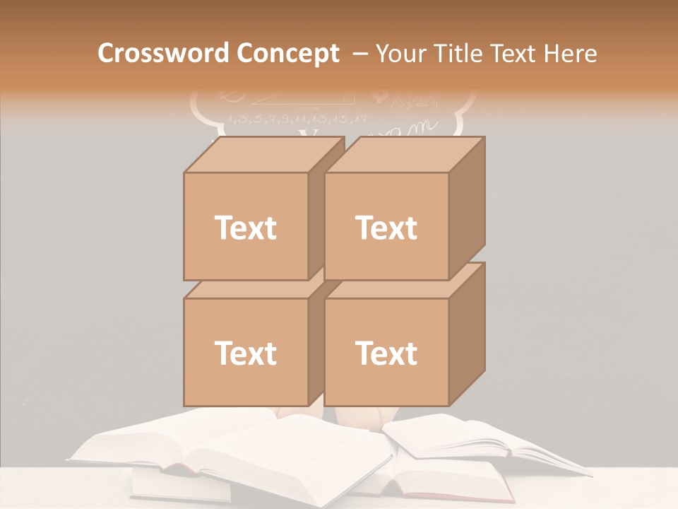 Glasses Hispanic School PowerPoint Template