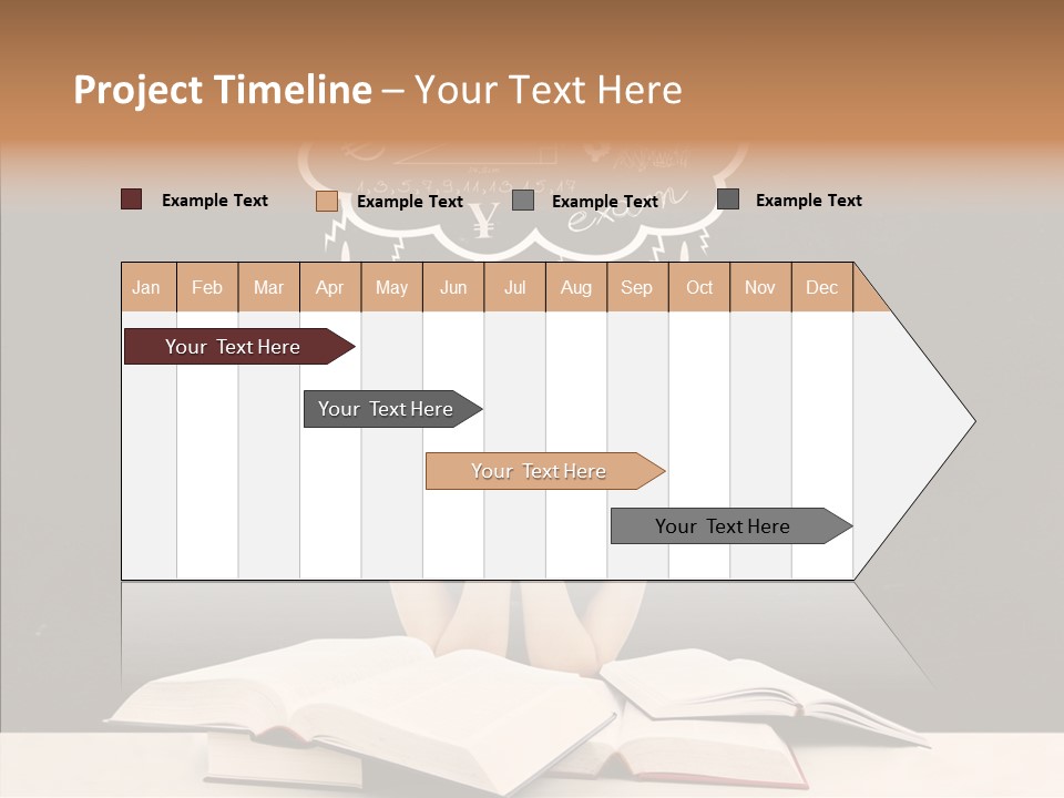 Glasses Hispanic School PowerPoint Template