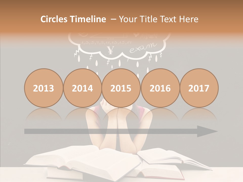 Glasses Hispanic School PowerPoint Template