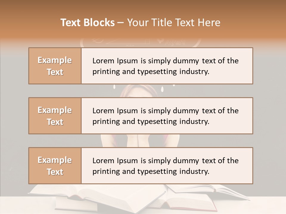 Glasses Hispanic School PowerPoint Template
