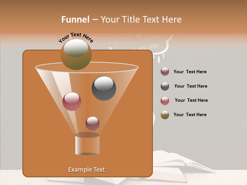 Glasses Hispanic School PowerPoint Template