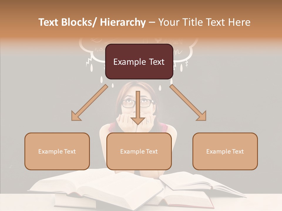 Glasses Hispanic School PowerPoint Template