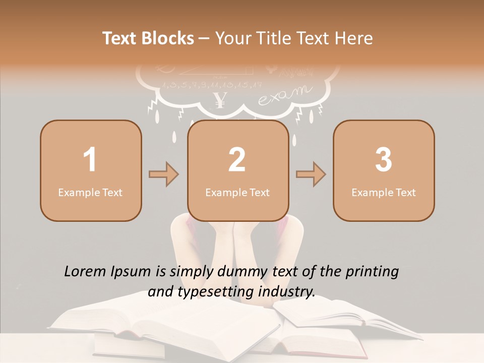 Glasses Hispanic School PowerPoint Template