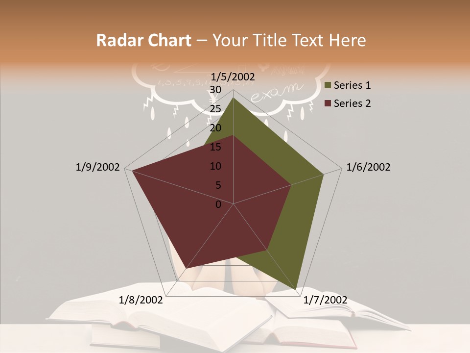 Glasses Hispanic School PowerPoint Template