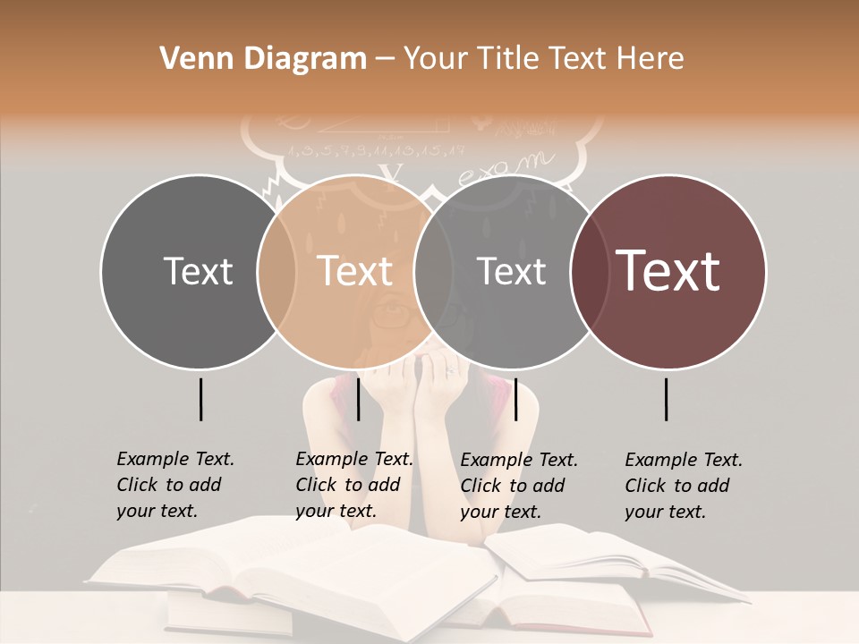 Glasses Hispanic School PowerPoint Template