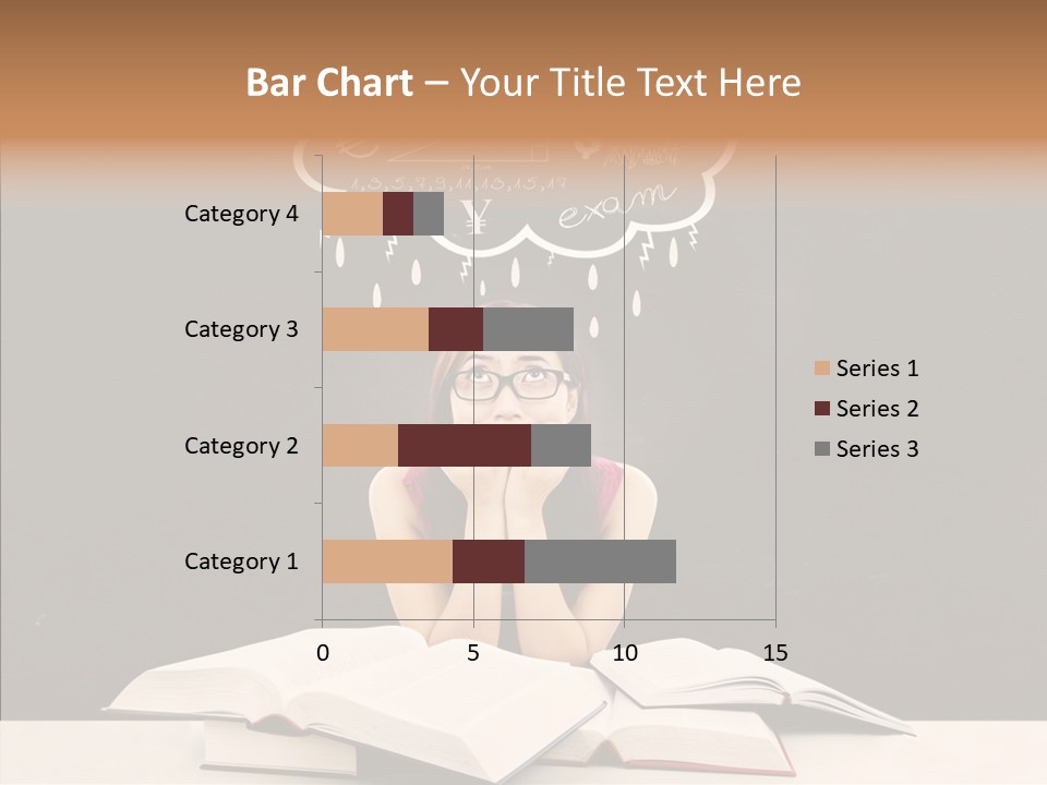 Glasses Hispanic School PowerPoint Template