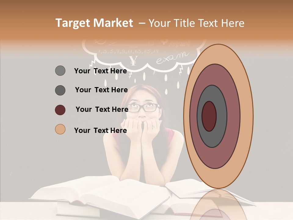 Glasses Hispanic School PowerPoint Template