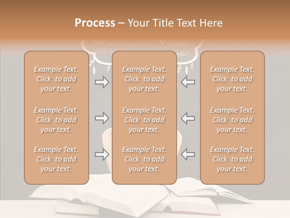 Glasses Hispanic School PowerPoint Template