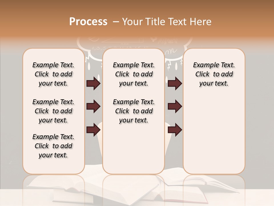 Glasses Hispanic School PowerPoint Template