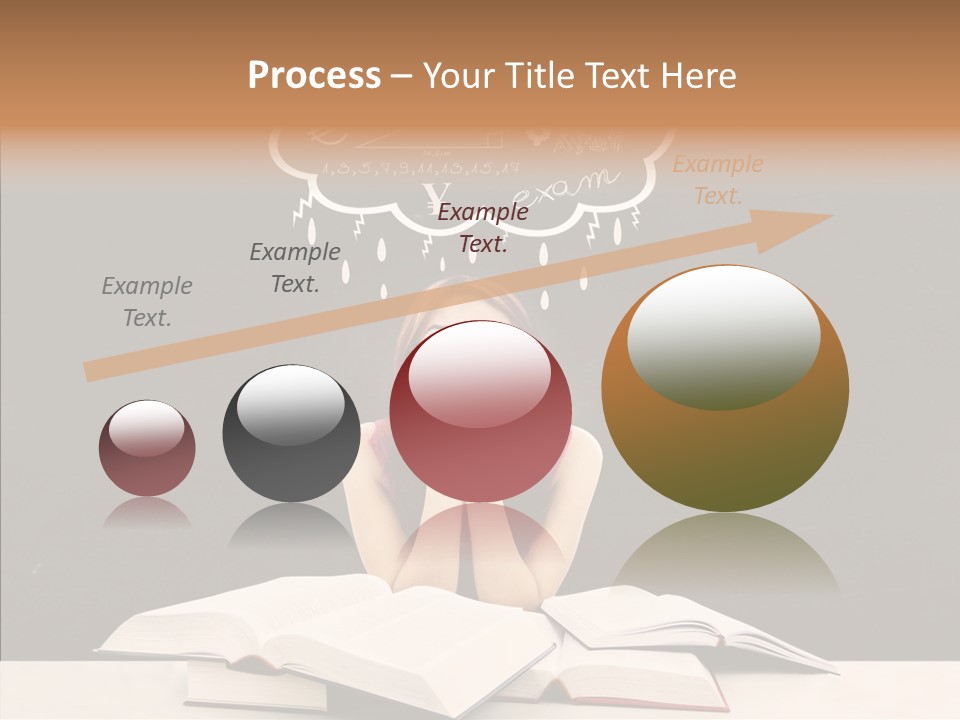 Glasses Hispanic School PowerPoint Template