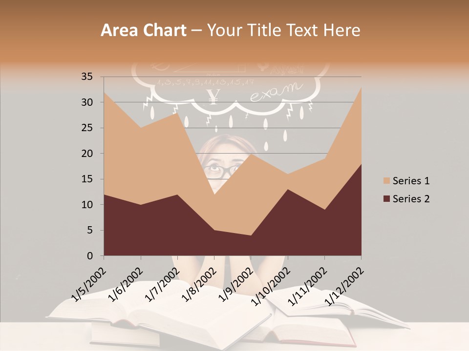 Glasses Hispanic School PowerPoint Template