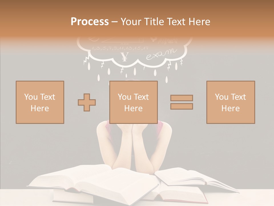 Glasses Hispanic School PowerPoint Template