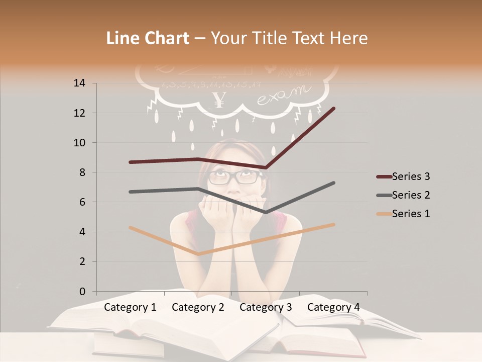 Glasses Hispanic School PowerPoint Template