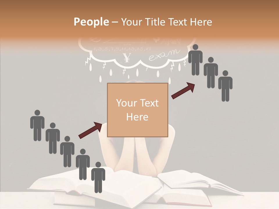 Glasses Hispanic School PowerPoint Template