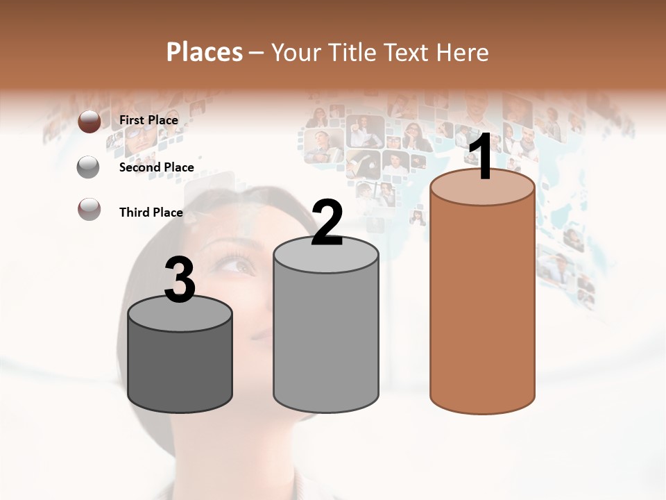 Interface Service Man PowerPoint Template