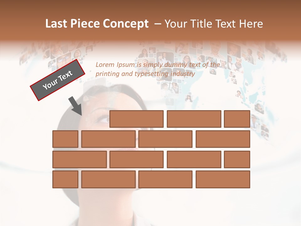Interface Service Man PowerPoint Template