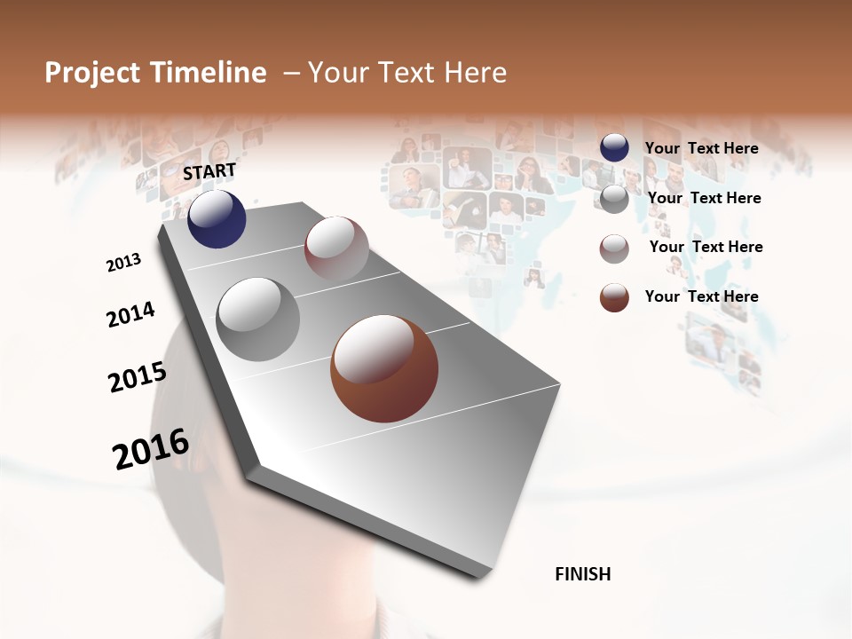 Interface Service Man PowerPoint Template