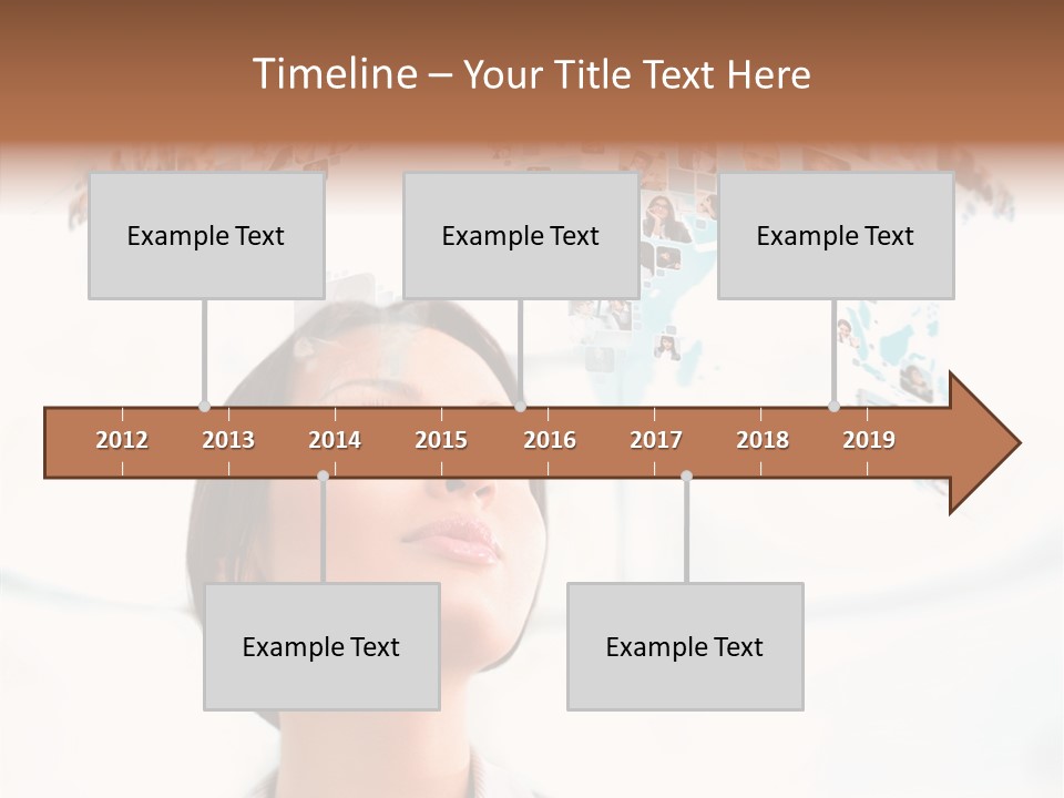 Interface Service Man PowerPoint Template