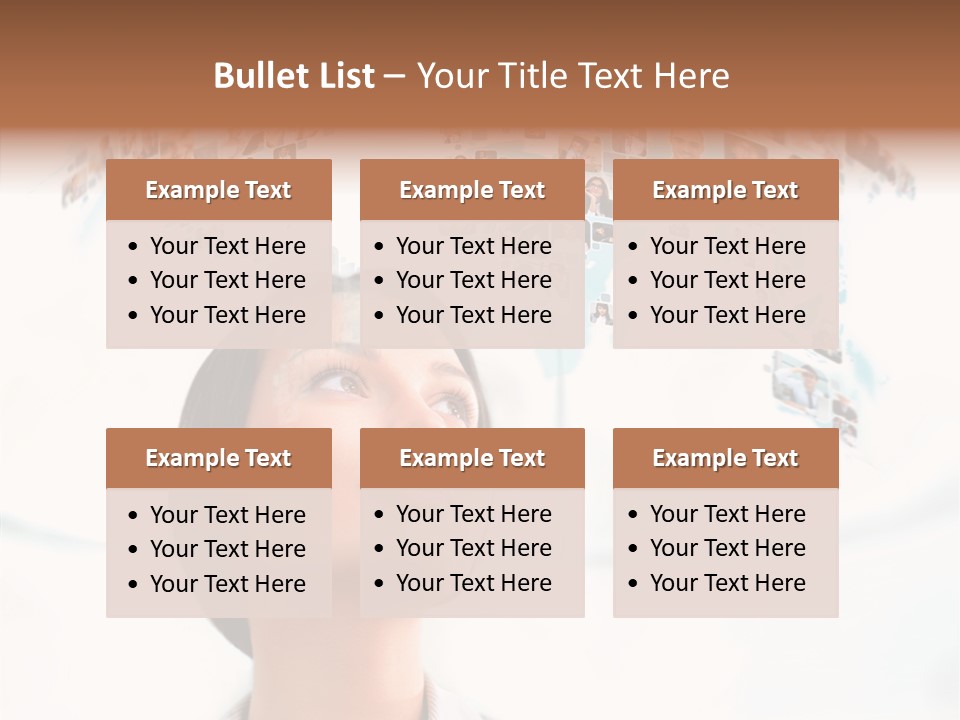 Interface Service Man PowerPoint Template