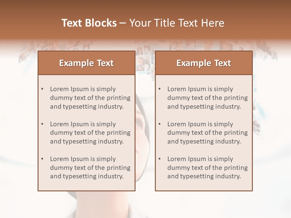 Interface Service Man PowerPoint Template