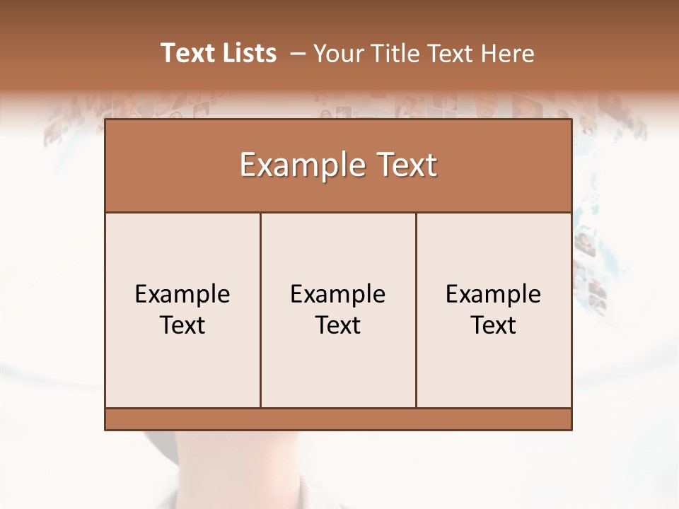 Interface Service Man PowerPoint Template