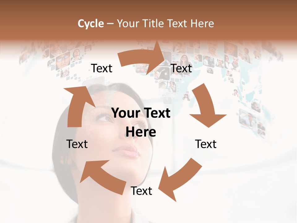 Interface Service Man PowerPoint Template