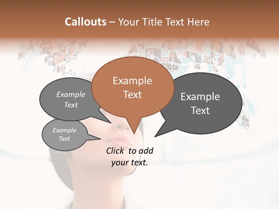 Interface Service Man PowerPoint Template
