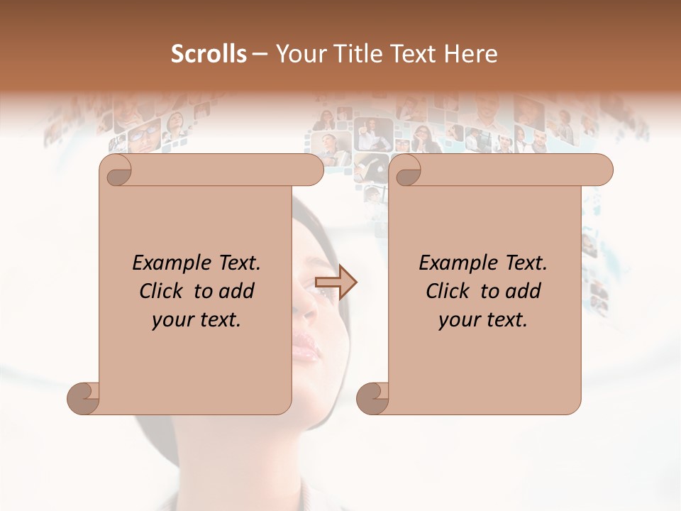 Interface Service Man PowerPoint Template