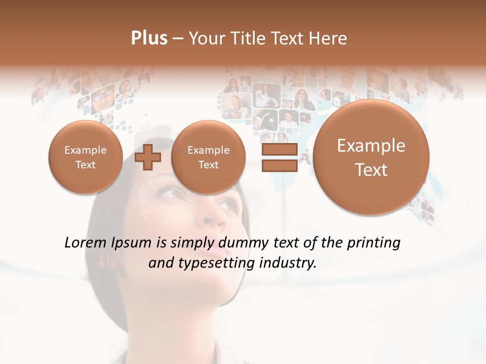 Interface Service Man PowerPoint Template