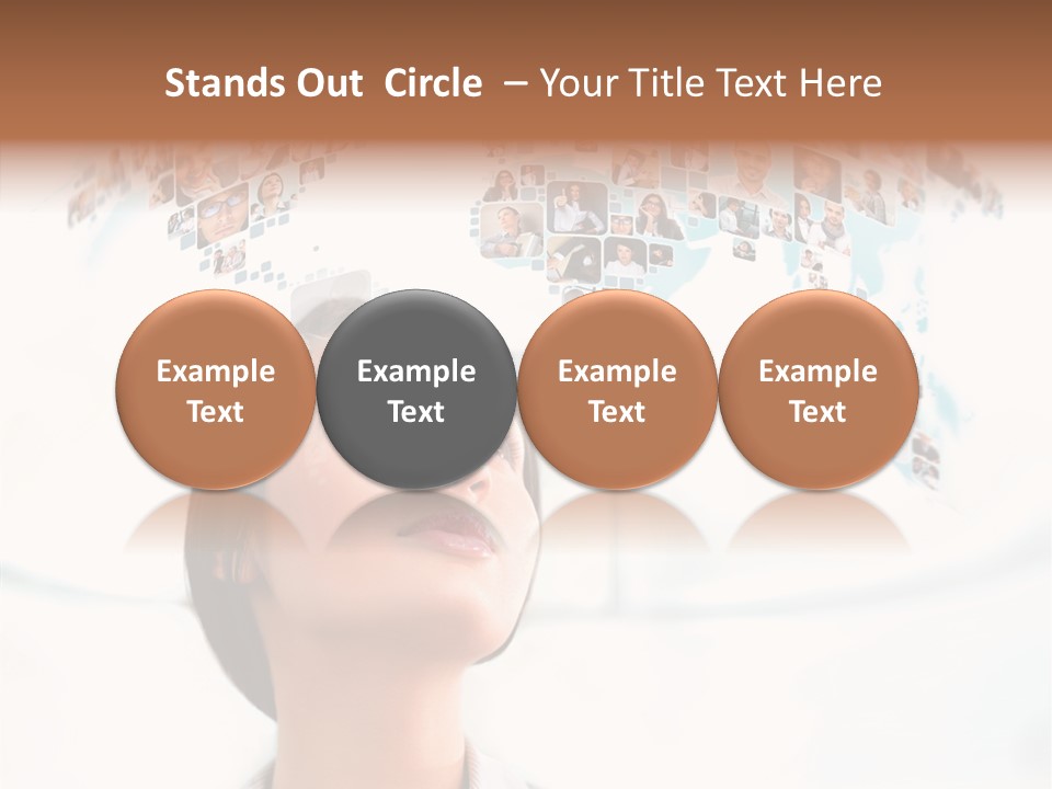 Interface Service Man PowerPoint Template