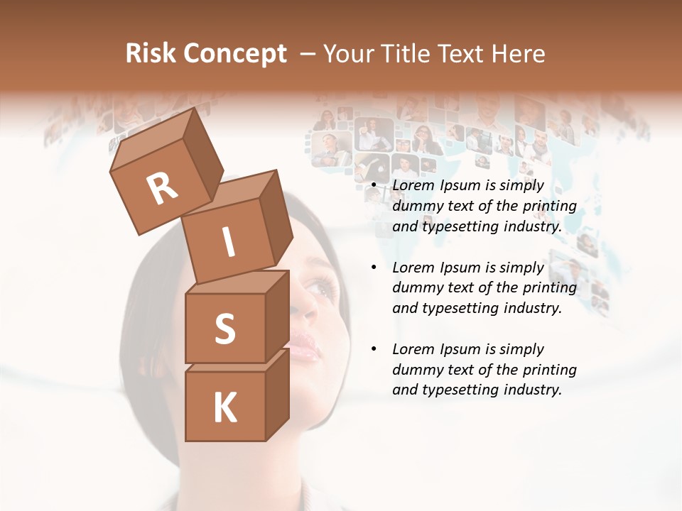 Interface Service Man PowerPoint Template