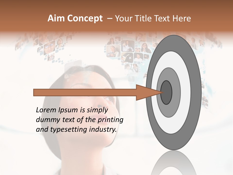 Interface Service Man PowerPoint Template