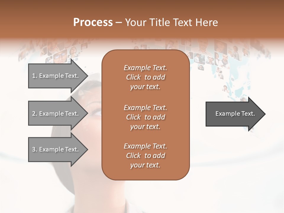 Interface Service Man PowerPoint Template