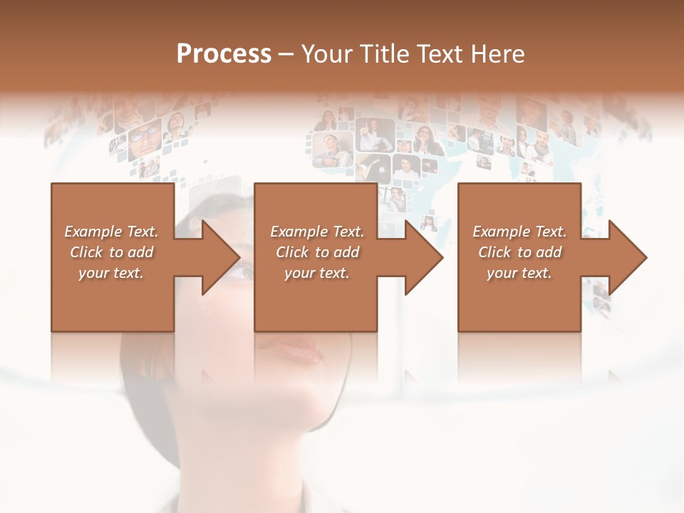 Interface Service Man PowerPoint Template