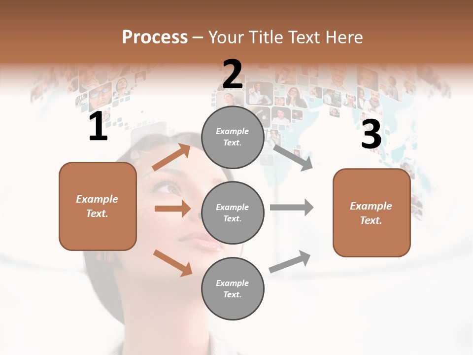 Interface Service Man PowerPoint Template