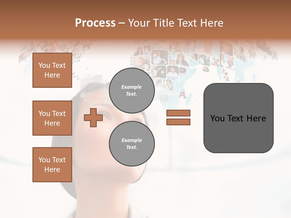 Interface Service Man PowerPoint Template