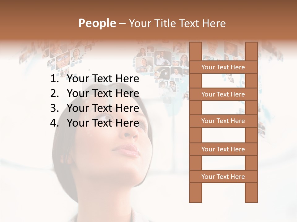 Interface Service Man PowerPoint Template