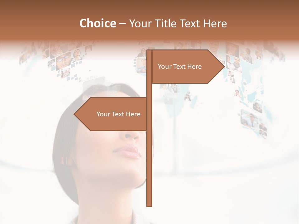 Interface Service Man PowerPoint Template