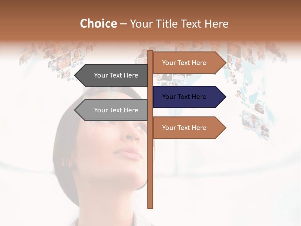 Interface Service Man PowerPoint Template