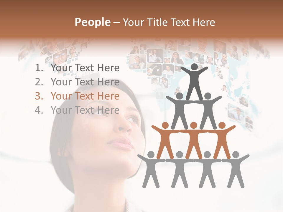 Interface Service Man PowerPoint Template