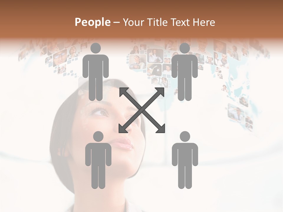 Interface Service Man PowerPoint Template