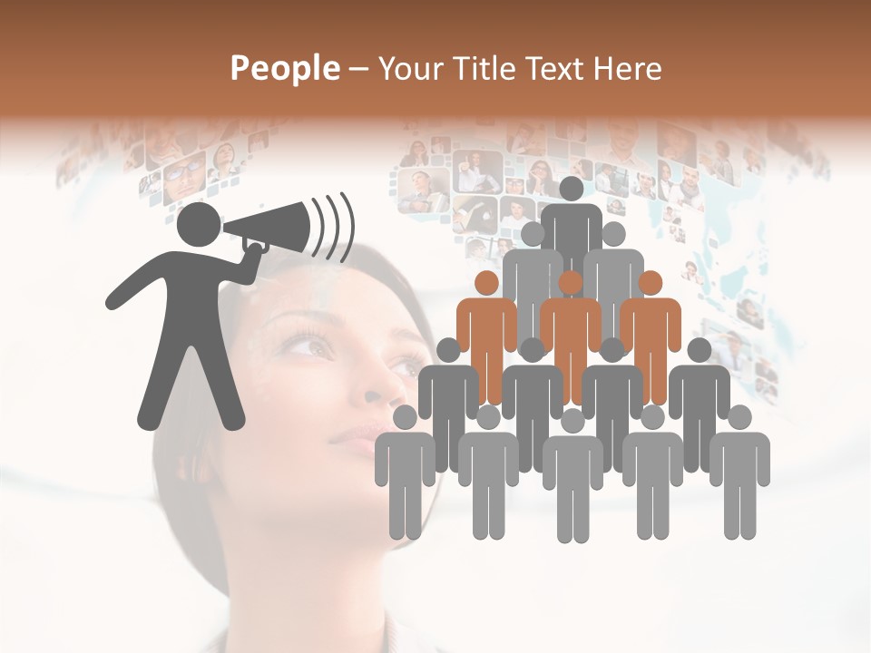 Interface Service Man PowerPoint Template