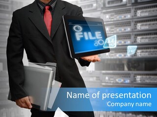 Report Admin Internet PowerPoint Template