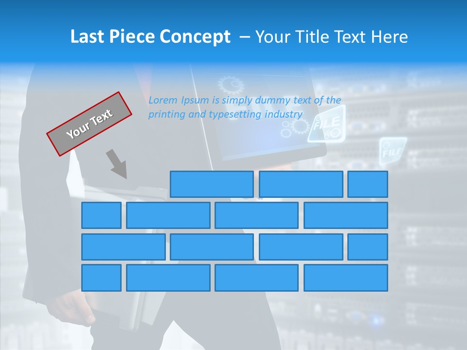 Report Admin Internet PowerPoint Template