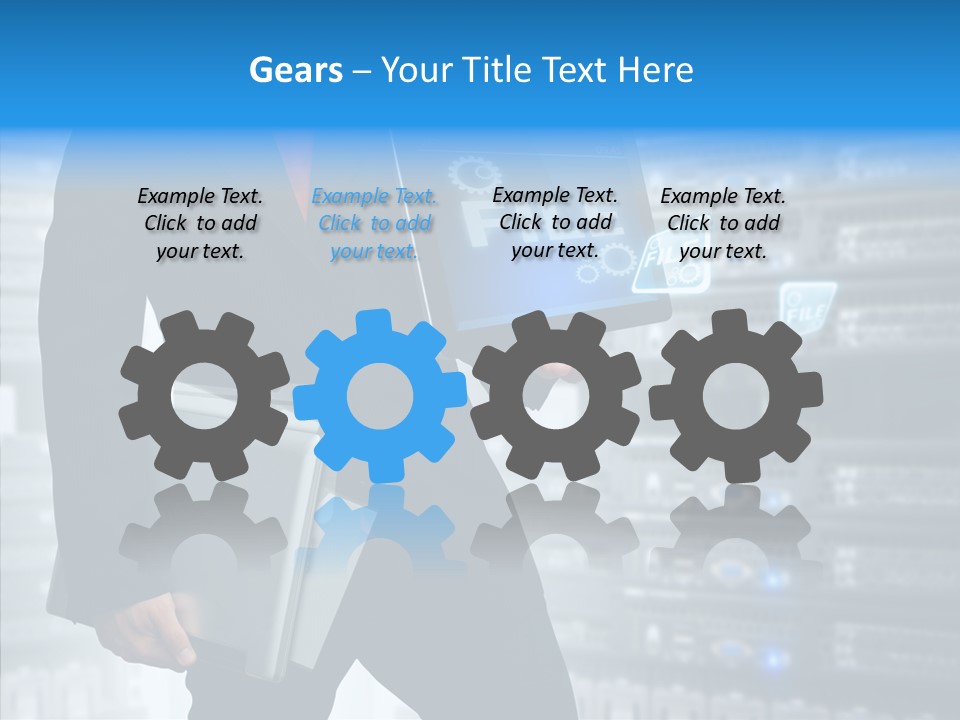 Report Admin Internet PowerPoint Template