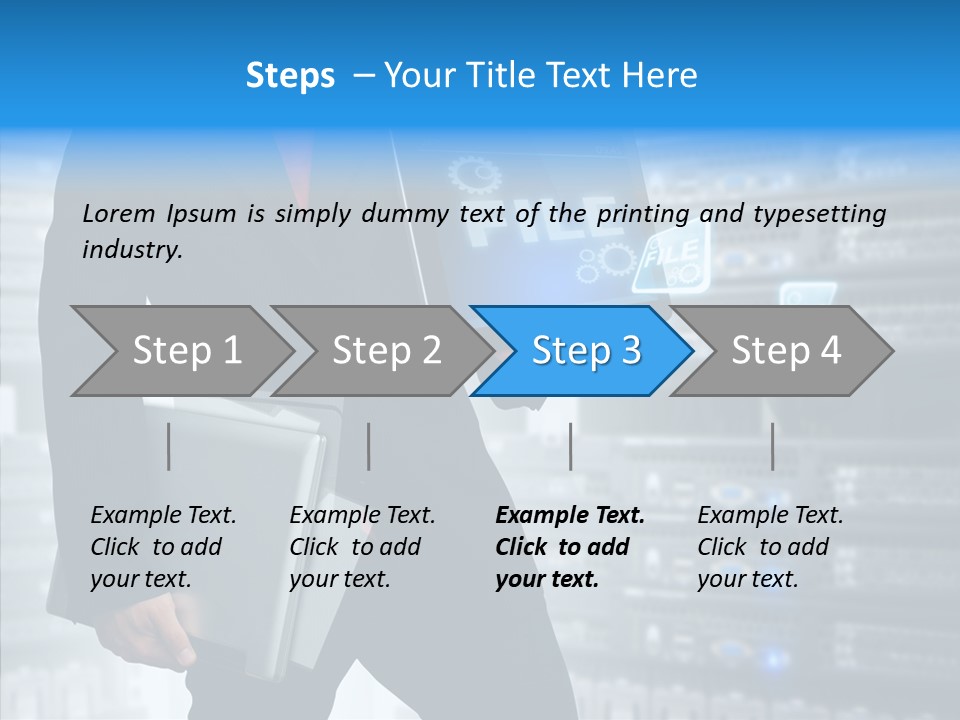 Report Admin Internet PowerPoint Template