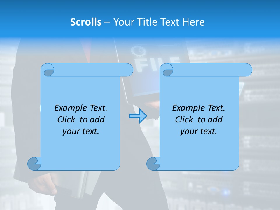 Report Admin Internet PowerPoint Template