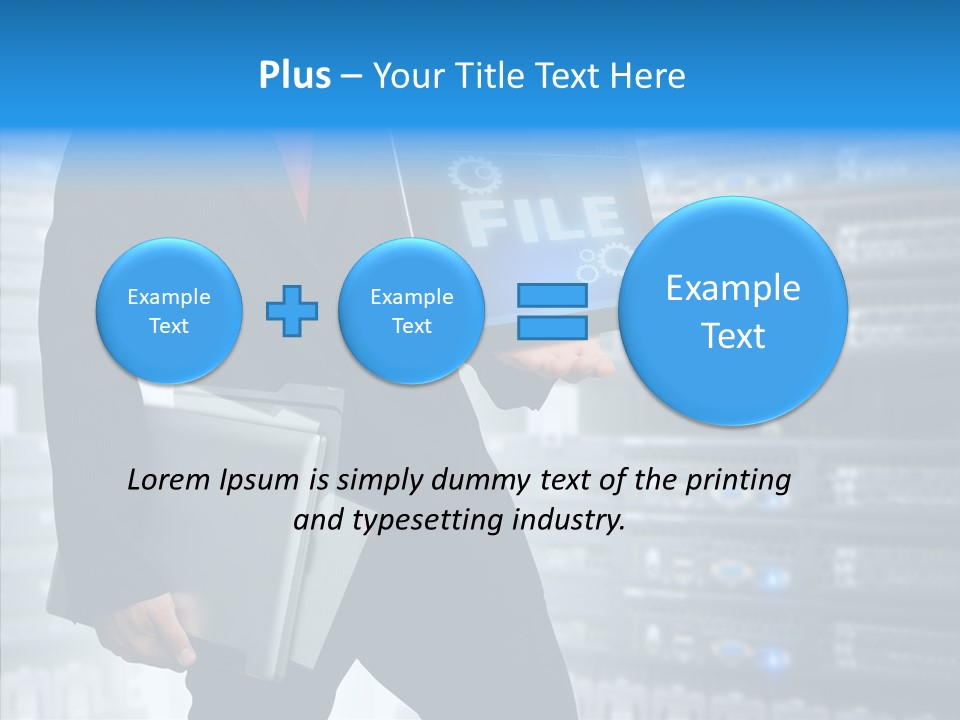 Report Admin Internet PowerPoint Template
