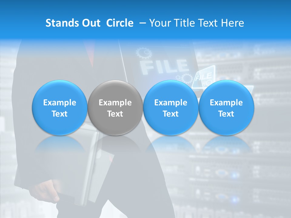 Report Admin Internet PowerPoint Template